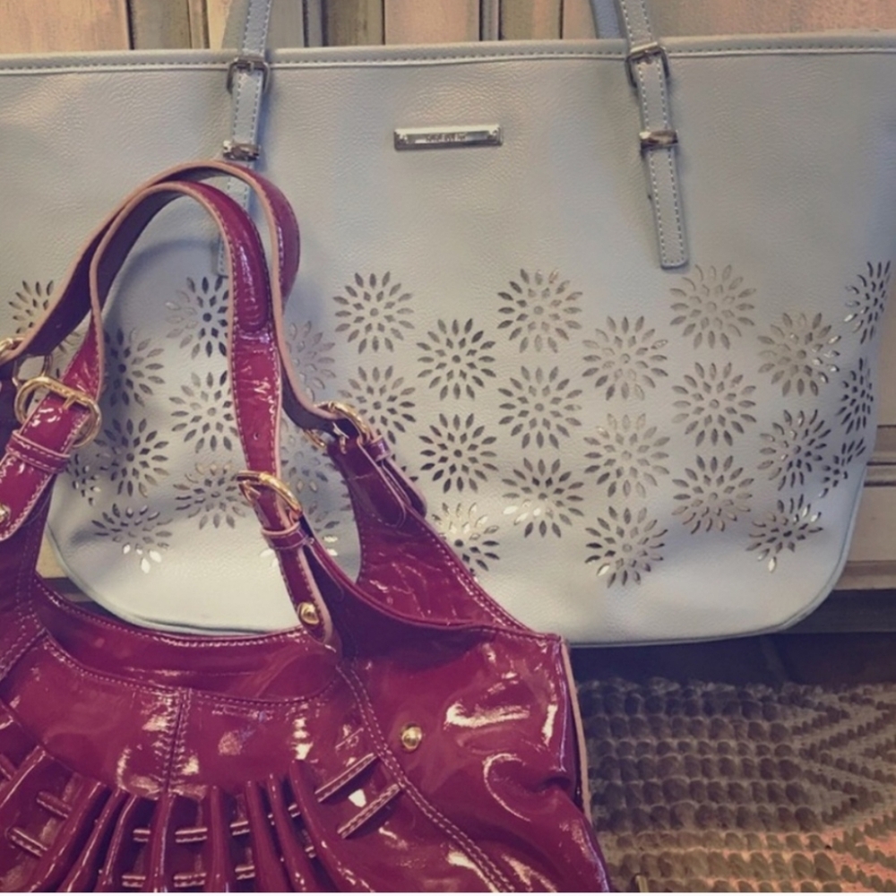 3/$20💙Pale Blue Nine West Tote Bag